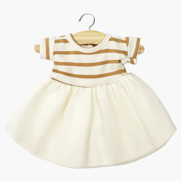 US stockist of Minikane's short sleeve Rosana tutu in Beige Stripe