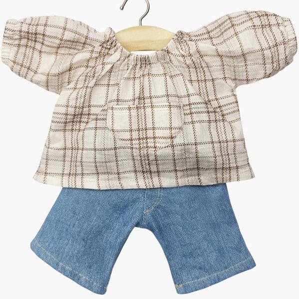 US stockist of Minikane's Back to School 2 piece set for Girl Dolls.