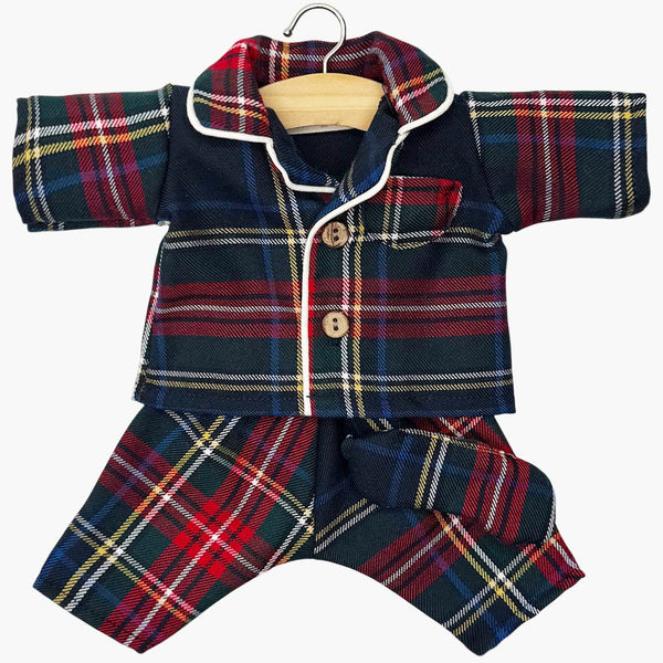 US stockist of Minikane's Navy tartan Eden PJ set