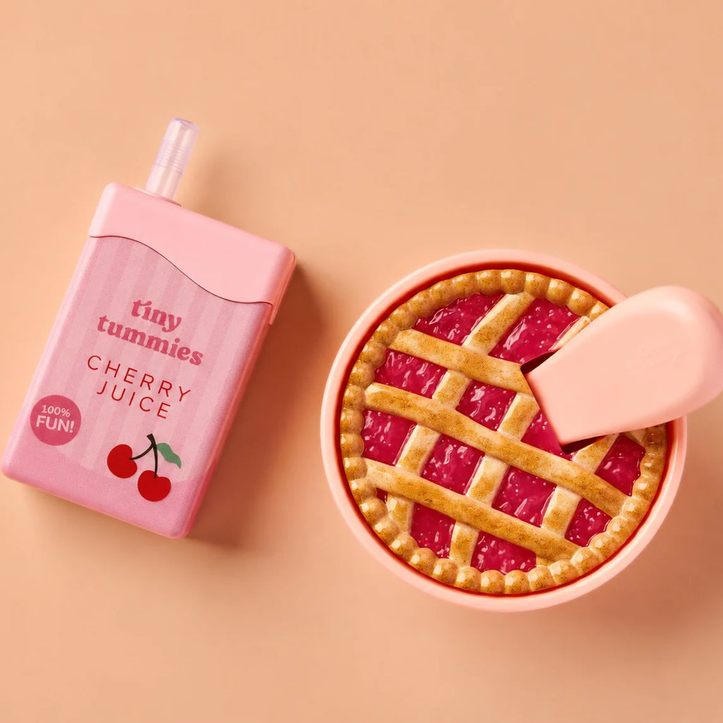 US stockist of Tiny Harlow's Cherry Pie Picnic Juice Box & Bowl Set