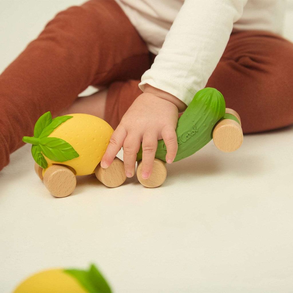 US stockist of Oli & Carol's Lou the Lemon Baby Car Toy