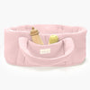 US stockist of Minikane's Strawberry cotton gauze doll bassinet