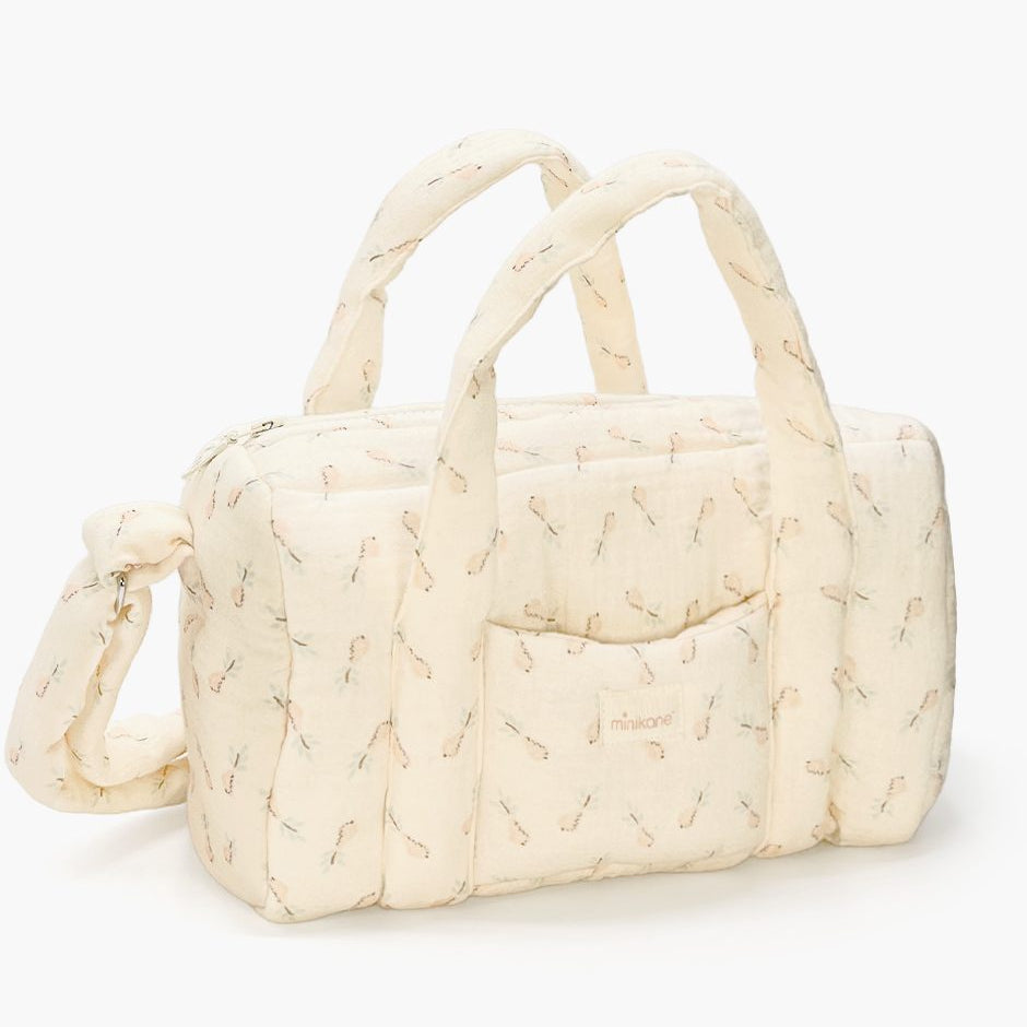 US stockist of Minikane's Helene cotton gauze diaper bag for dolls