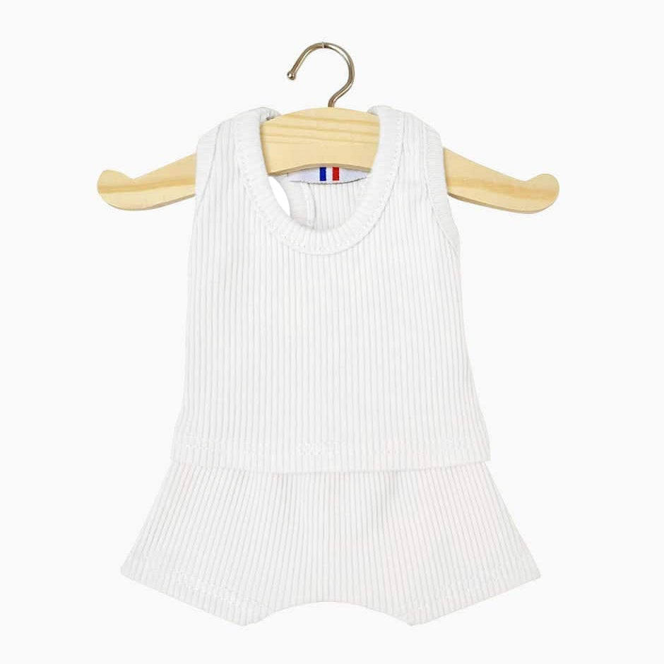 US stockist of Minkane's White Marcel Underwear set for dolls