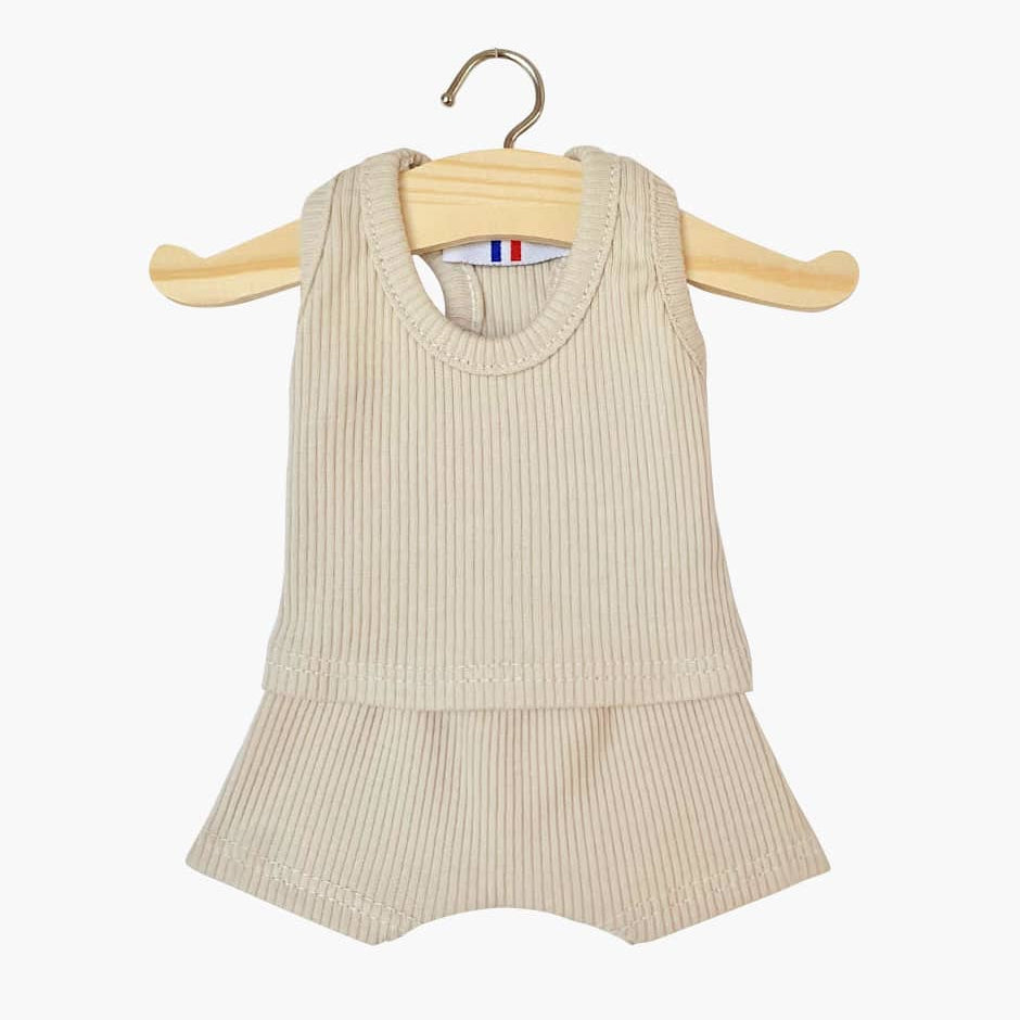 US stockist of Minkane's Linen Marcel Underwear set for dolls