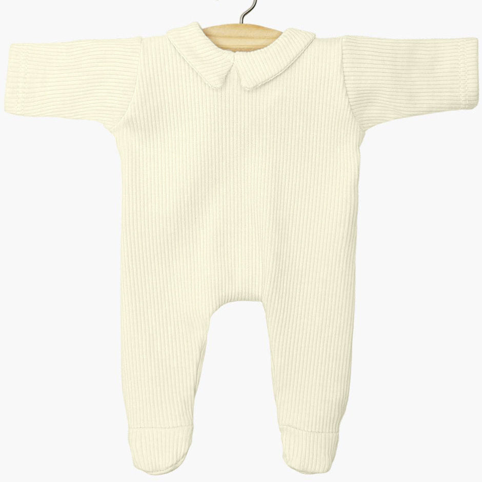 US stockist of Minikane's Pastel Yellow Babies doll Corentin sleepsuit