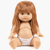 US stockist of Minikane's "Ambre" 34cm Gordis doll with straight red hair with bangs