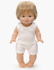 US stockist of Minkane's White Marcel Underwear set for dolls