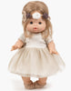 US stockist of Minikane's  Short Gold Sleeve tutu dress