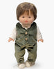 US stockist of Minikane's 3 pc Forest Green New Years set for dolls