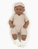 US stockist of Minikane's Augustin Bambini boy doll in Beige Tom Jumpsuit Set