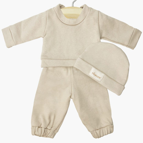 US stockist of Minikane's 3 piece Liam set in Linen for bambini dolls