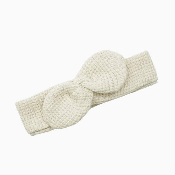 US stockist of Minikane Bambinis Knot Headband in Linen Honeycomb