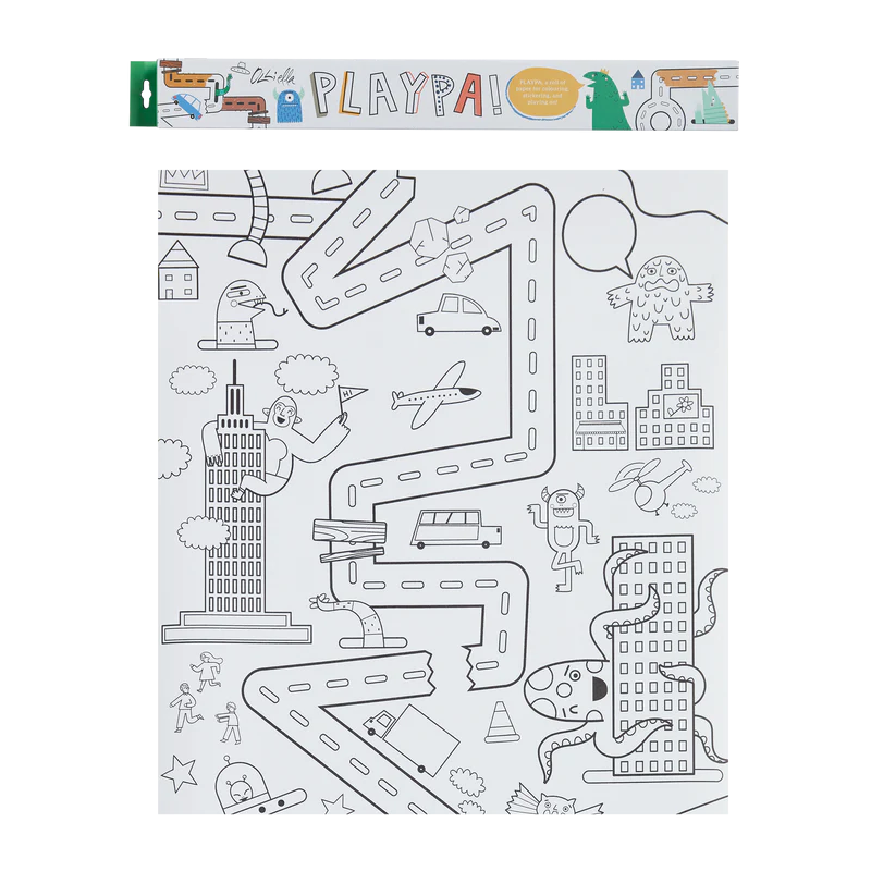 US stockist of Olli Ella's "Monsters Take Over the City" Playpa Paper