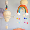 US stockist of Tara Treasures Rainbow with Raindrops crib mobile