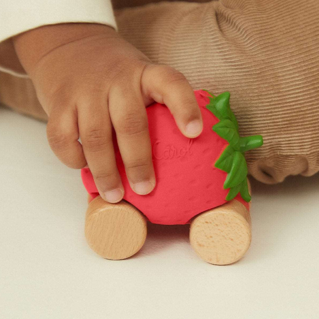 US stockist of Oli & Carol's Sweetie the Strawberry Baby Car