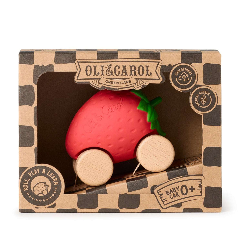 US stockist of Oli & Carol's Sweetie the Strawberry Baby Car