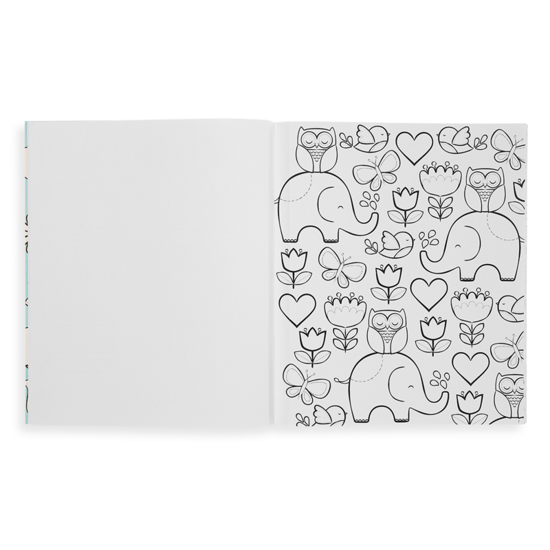 US stockist of Ooly's Little Cozy Critters coloring book.
