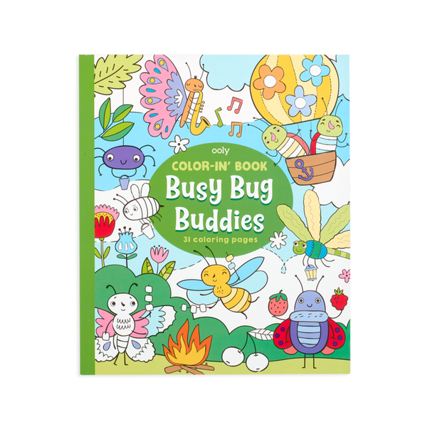 Stockist of Ooly's Busy Bug Buddies coloring book.