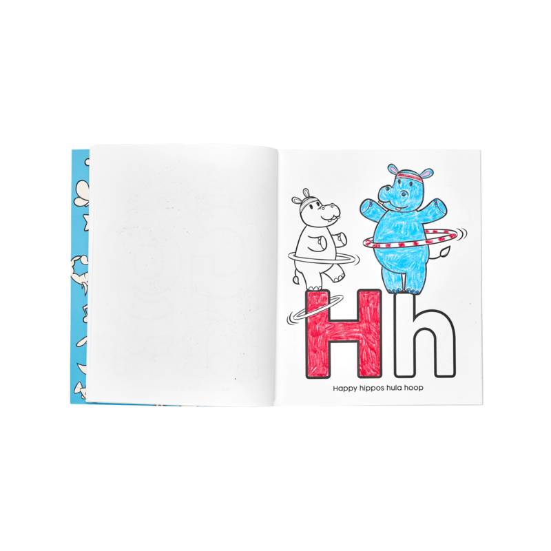 Stockist of Ooly's ABC Amazing Animals Toddler coloring book.