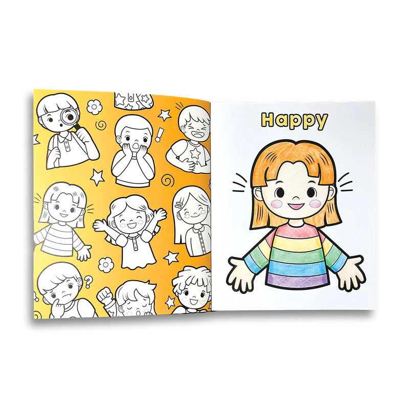 Stockist of Ooly's My First Feelings Toddler Color-in Book