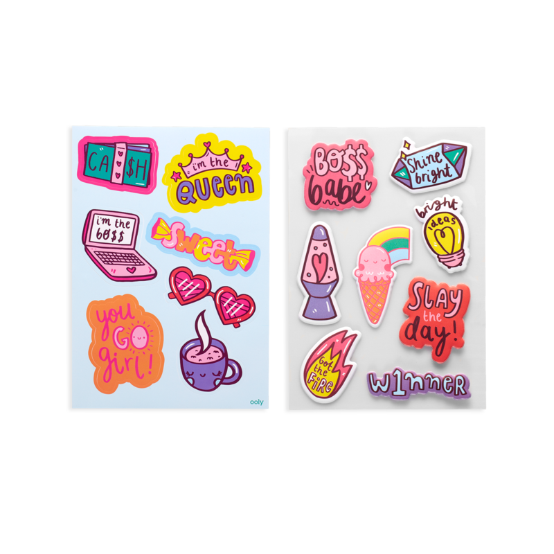Stockist of Ooly's Wanderlust Sticker Stash. Over 200 stickers including vinyl, puffy and paper stickers.