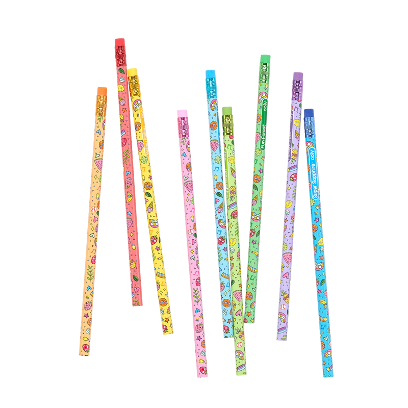 Stockist of Ooly's Set of 12 Color Doodlers Fruity Scented Erasable Colored Pencils