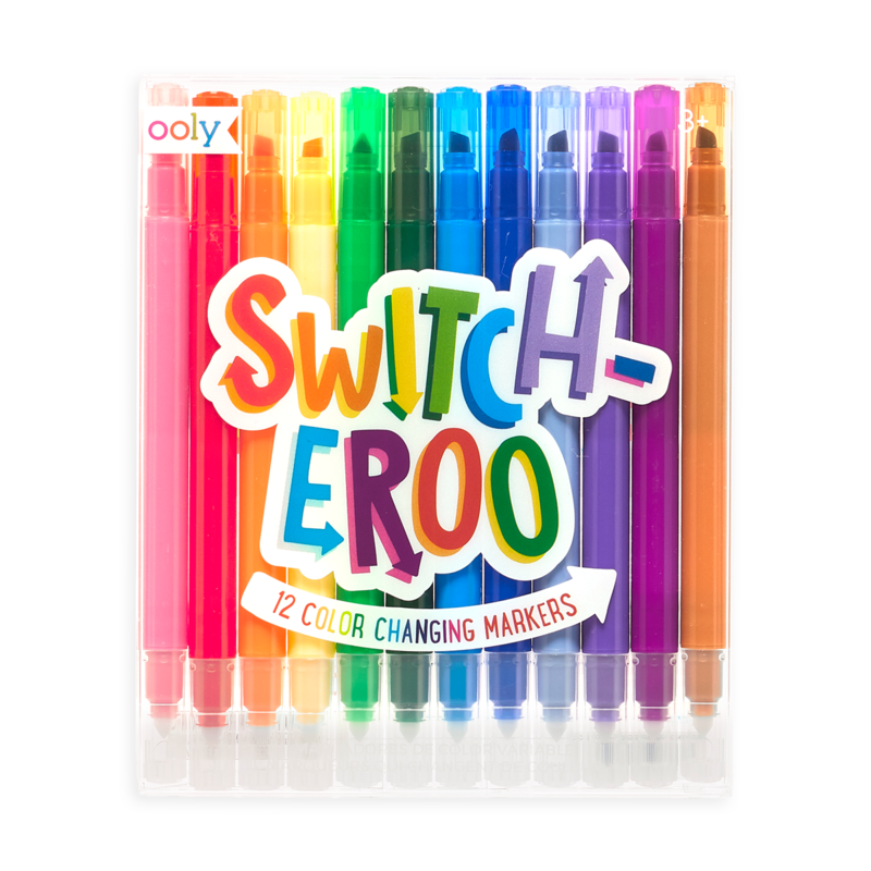 US stockist of Ooly's Switch-Eroo Color Changing Markers.  Set of 12.
