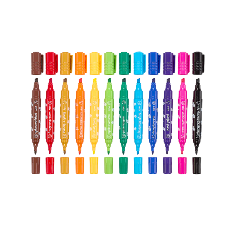 Stockist of Ooly's Double-Ended Scented Markers - Set of 12