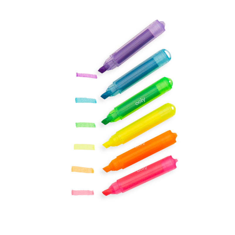 Ooly Mini Monster Scented Highlighter Markers - Set of 6 – The Little Kiwi  Co