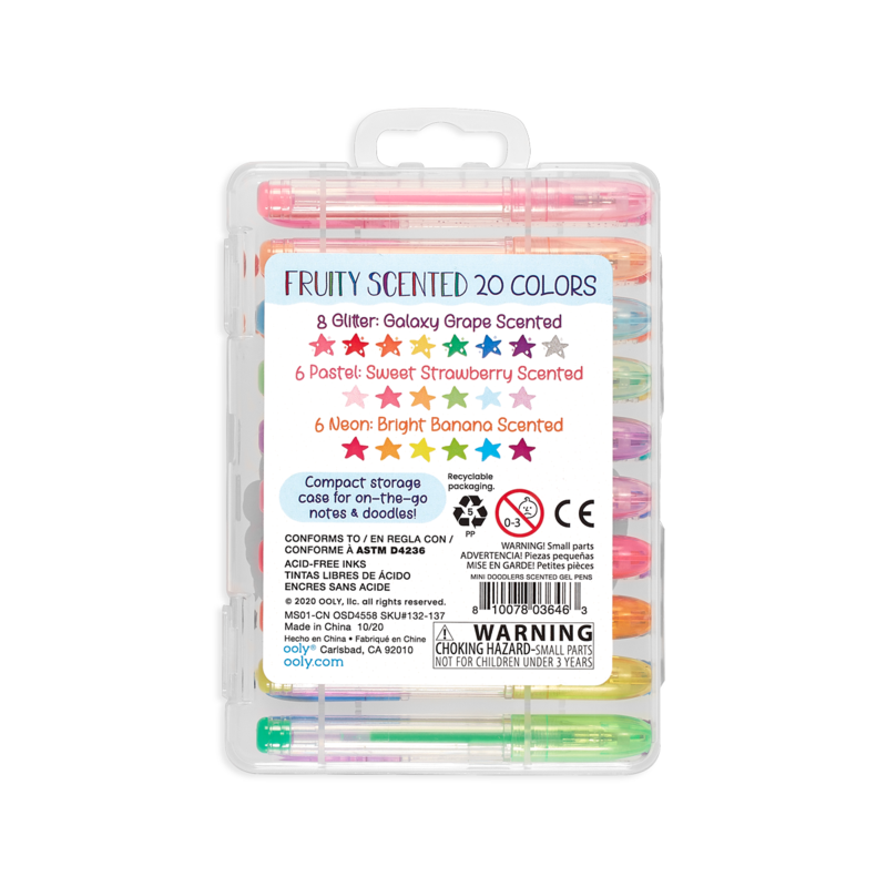 Ooly Yummy Yummy Scented Glitter Gel Pens, Set of 12
