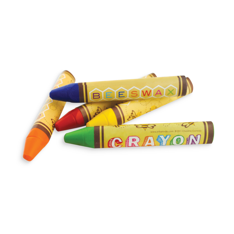 US stockist of Ooly's Brilliant Bee Crayons - set of 24.