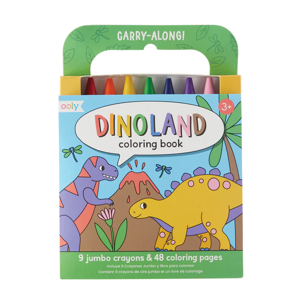 Stockist of Ooly's Carry Along Crayon & Coloring Book Kit - Dinoland