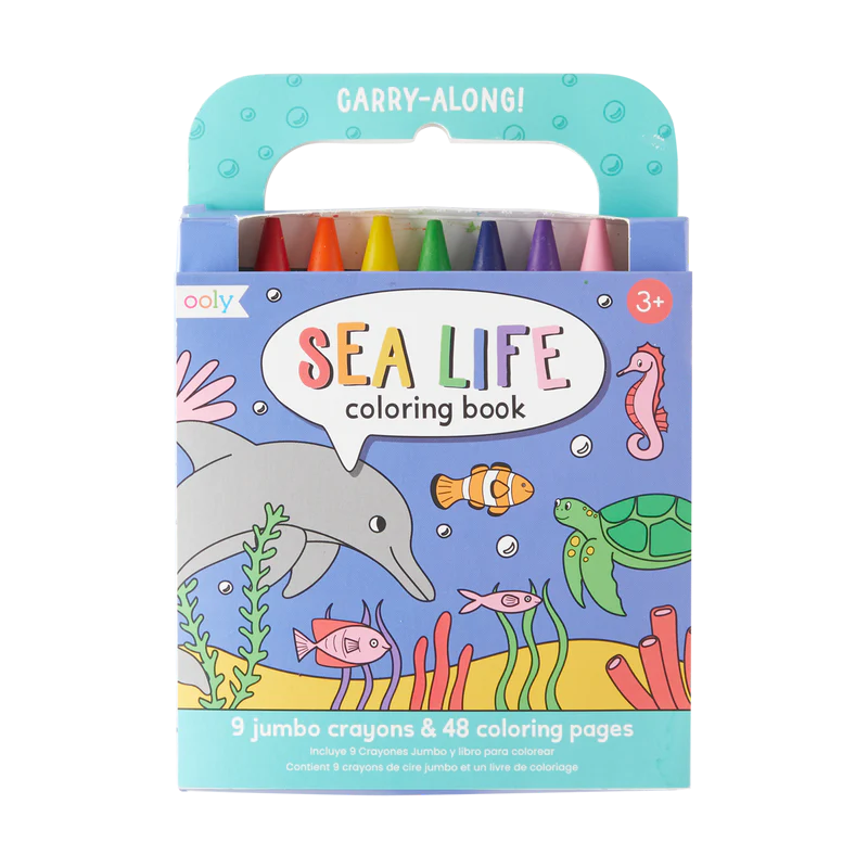 Stockist of Ooly's Carry Along Crayon & Coloring Book Kit - Sea Life