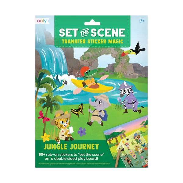 Stockist of Ooly's Set The Scene Transfer Stickers Magic - Jungle Journey