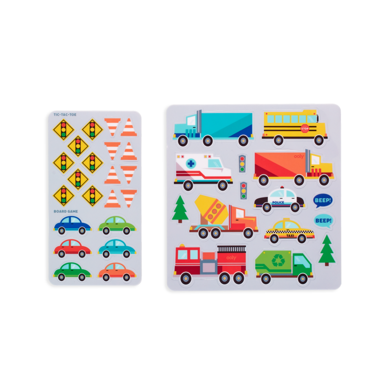 Stockist of Ooly's Play Again!  Mini on the go working wheels activity kit.