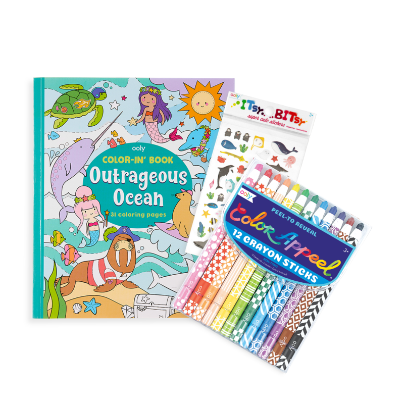 Stockist of Ooly's Outrageous Ocean Appeal Giftables Gift Pack.