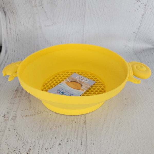 US stockist of Scrunch's silicone sand sifter in Mustard