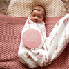 US stockist of Snuggle Hunny Kids rosa cotton diamond blanket