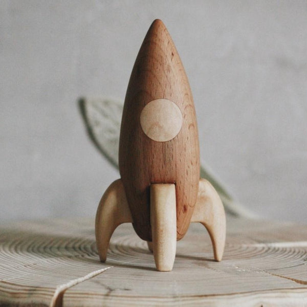 US stockist of Tateplota's handmade wooden Rocket.
