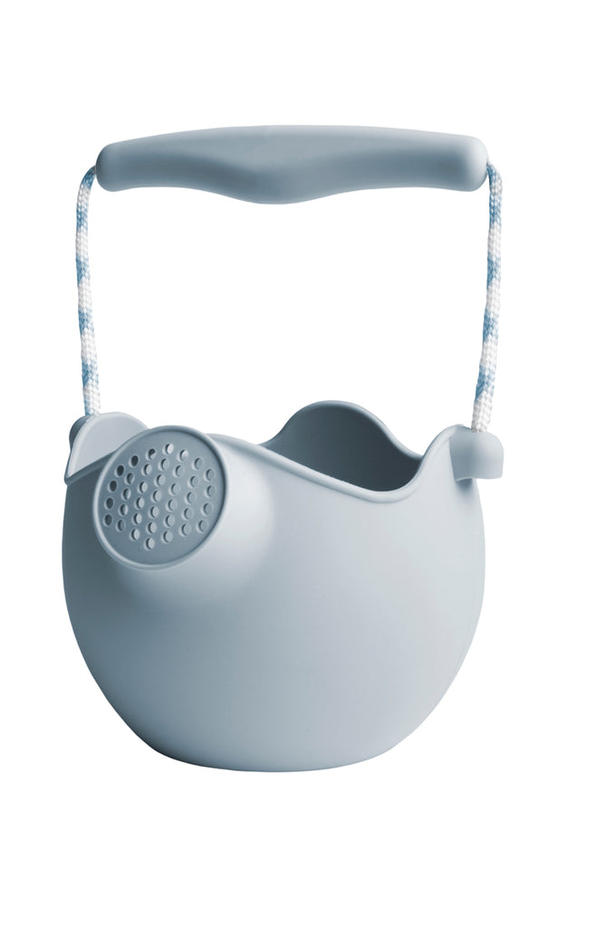 US stockist of Scrunch's duck egg blue silicone watering can.
