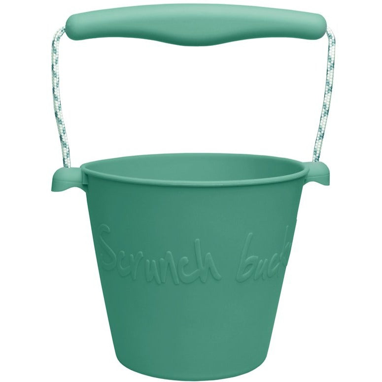US stockist of Scrunch's mint bucket.  Made from non-toxic, food grade silicone with a rope handle.
