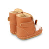 US stockist of Donsje's Donkey baby shoes with Kapi exclusive faux fur lining.  Velcro fastening - soft sole under 12mths.