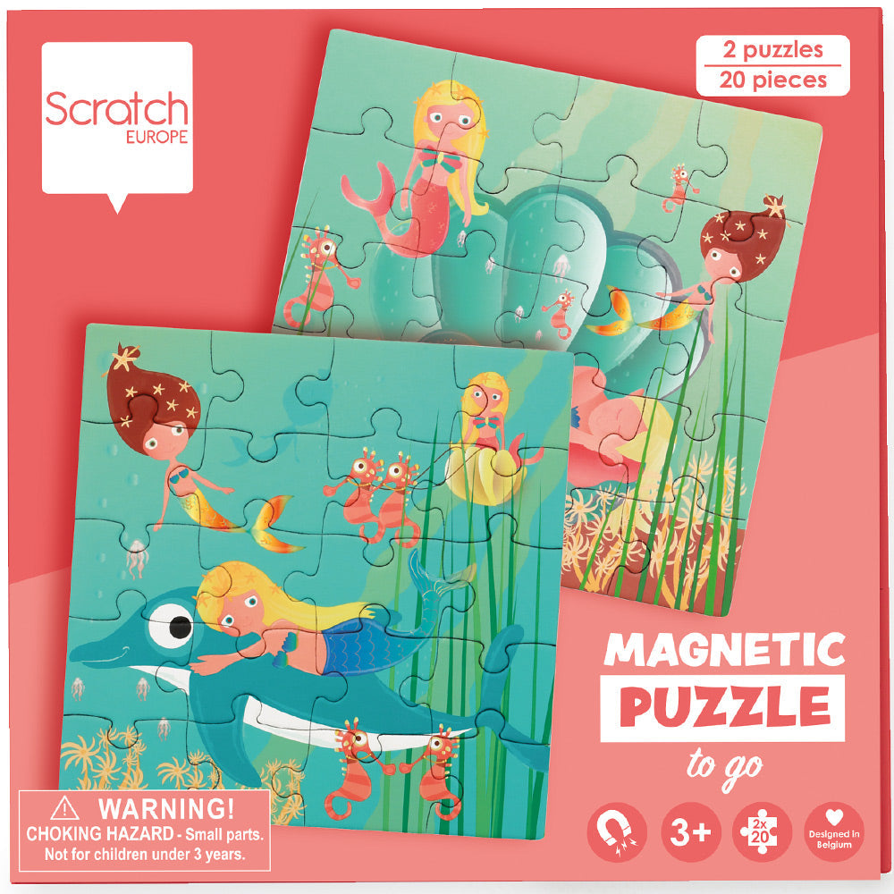 US stockist of Scratch's Mermaid Magnetic Puzzle Book to go.