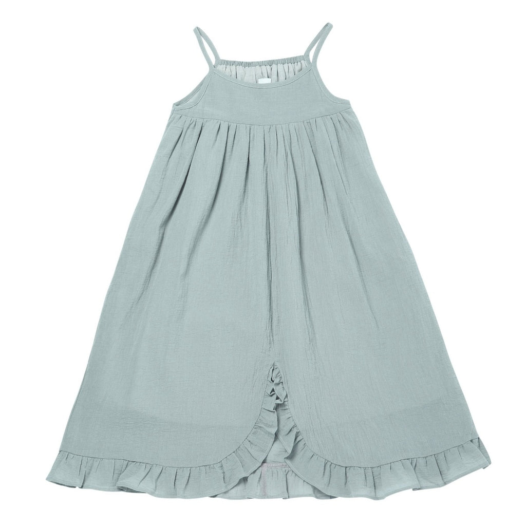 US stockist of Donsje's handmade, Camille Dress in Sea Green.  Made from 100% cotton.