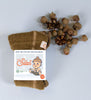 US stockist of Silly Silas' gender neutral, Teddy footless tights in Acorn Brown.