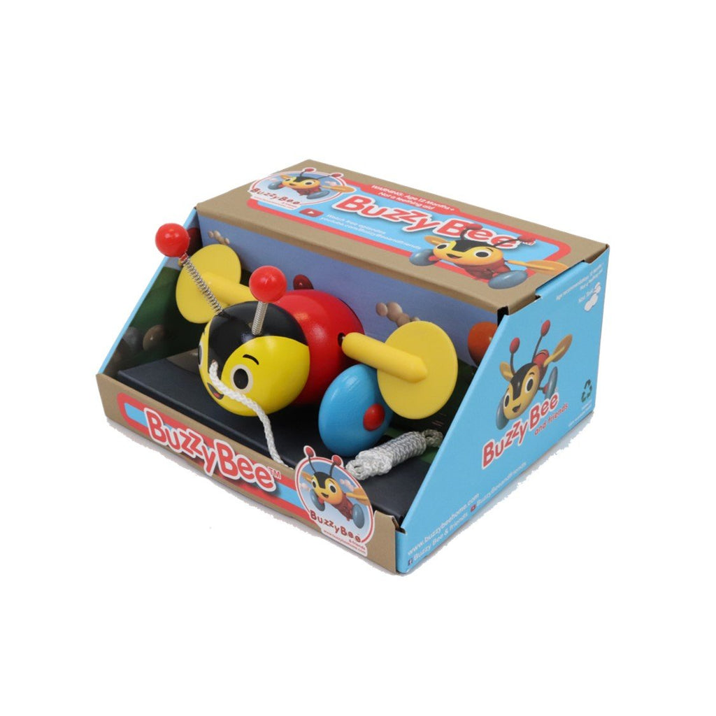 US stockist of New Zealand's iconic pull along wooden toy; the Buzzy Bee.