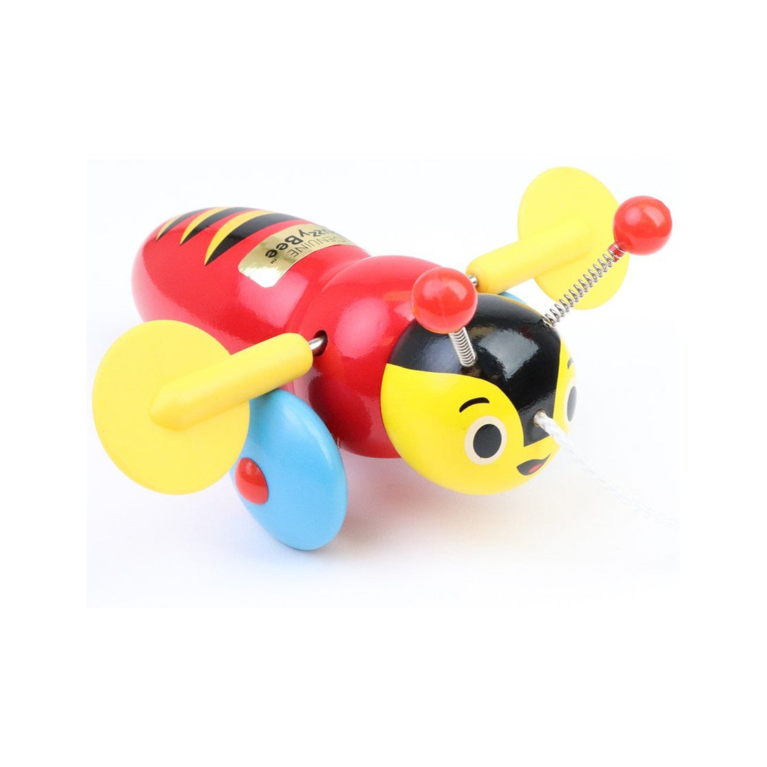 Toy Bee Buzzy Bee USA Wooden Pull Along Toy – The Little Kiwi Co