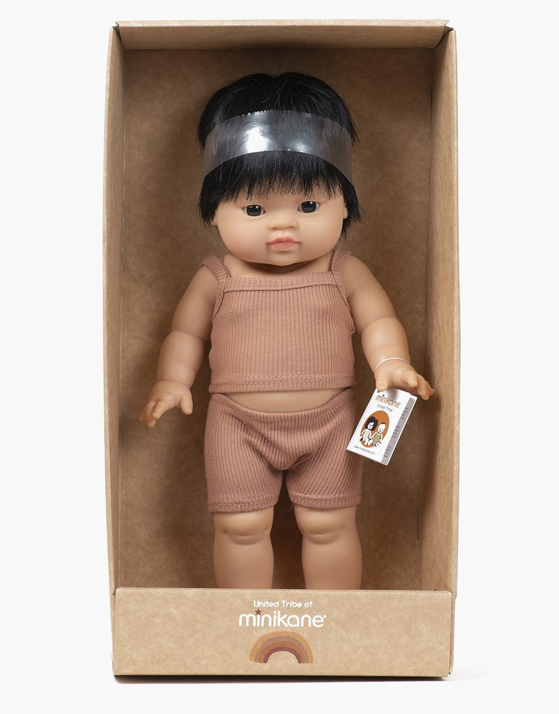 US stockist of Minikane's Jude-Leo Standing Boy Doll.