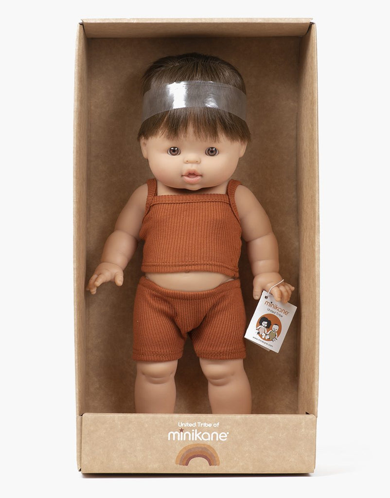 US stockist of Minikane's Julian Standing Boy Doll